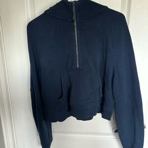 Navy Lululemon scuba half zip